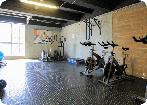 Gimnasio dotado